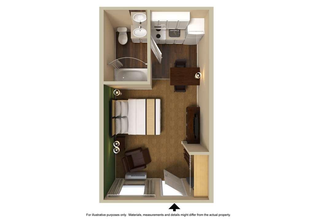 Extended Stay America Select Suites - Raleigh - Research Triangle Park - Hwy 55 Durham Zimmer foto